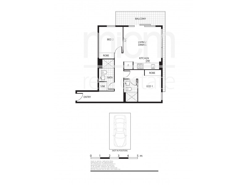 1002/57 City Road, Southbank VIC 3006 Floorplan