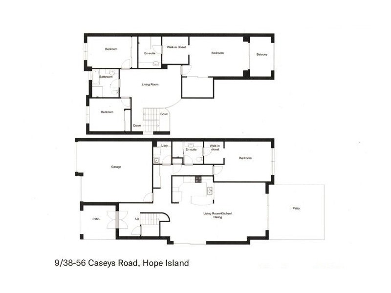 9/38 Caseys Road, Hope Island QLD 4212 Floorplan