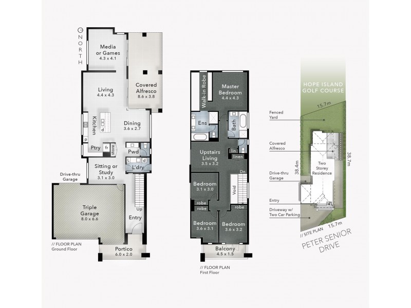 9105 Peter Senior Drive, Hope Island QLD 4212 Floorplan