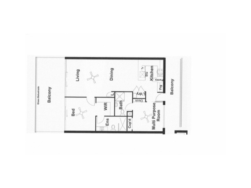 303/14 Bruce Avenue, Paradise Point QLD 4216 Floorplan