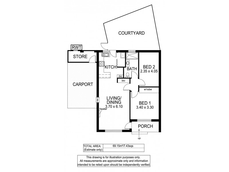 Unit 23, 6 View Street, Reynella SA 5161 Floorplan