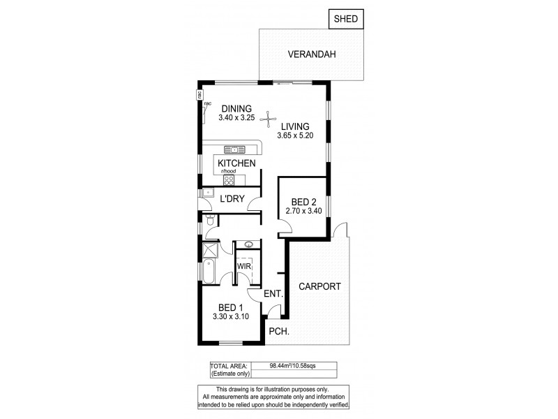 11 Ebony Court, Woodcroft SA 5162 Floorplan