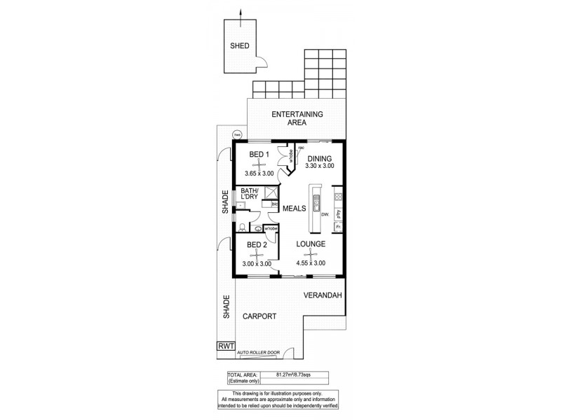 Unit 1/15 Rowley Road, Port Willunga SA 5173 Floorplan