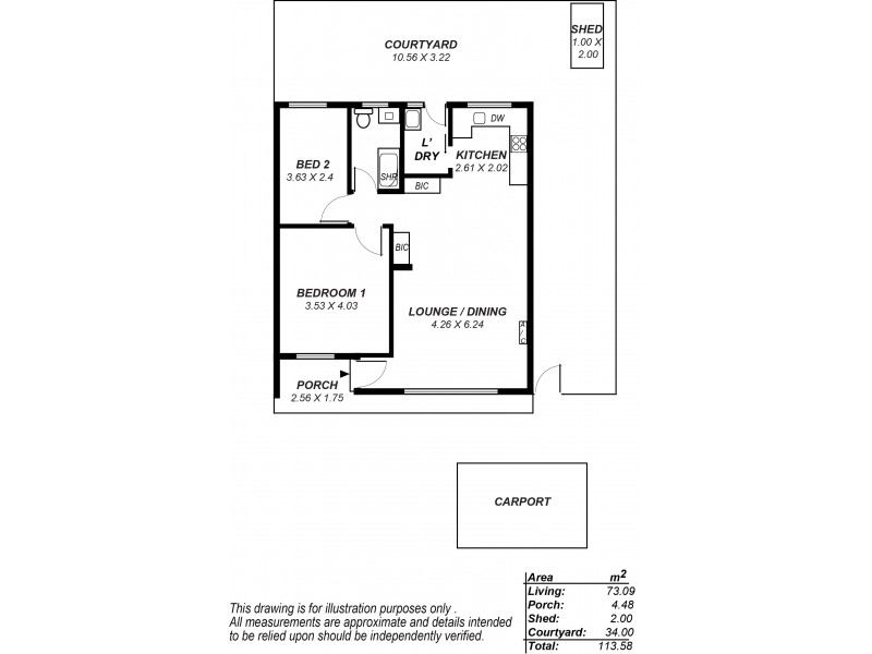 Unit 4, 19 Henry Street, Plympton SA 5038 Floorplan
