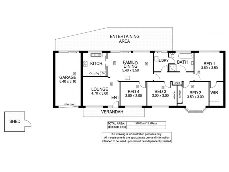 2 Cranbourne Drive, O’halloran Hill SA 5158 Floorplan