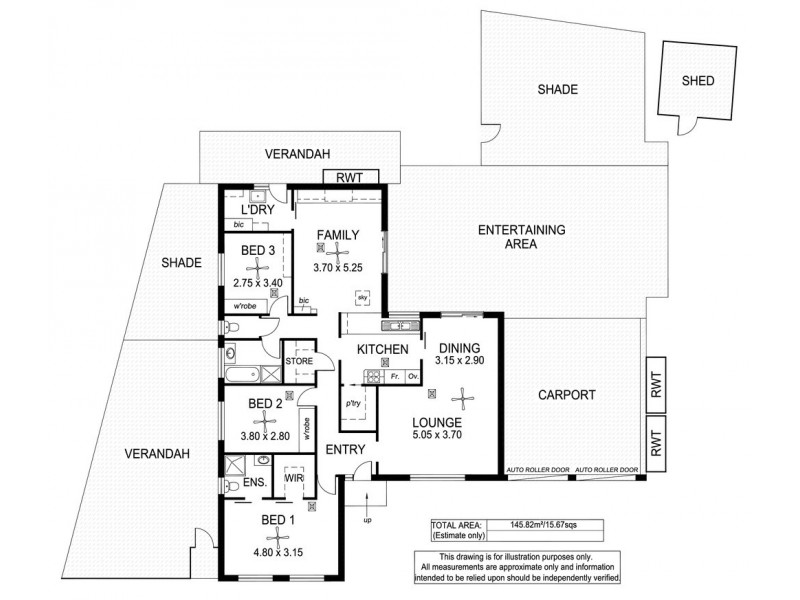 13 Tolcairn Crescent, Flagstaff Hill SA 5159 Floorplan