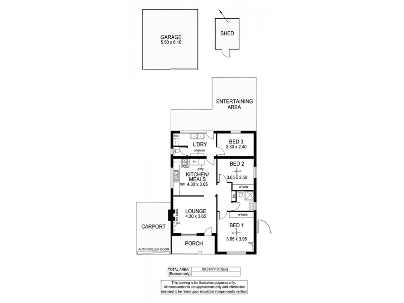 8 Daly Street, South Plympton SA 5038 Floorplan