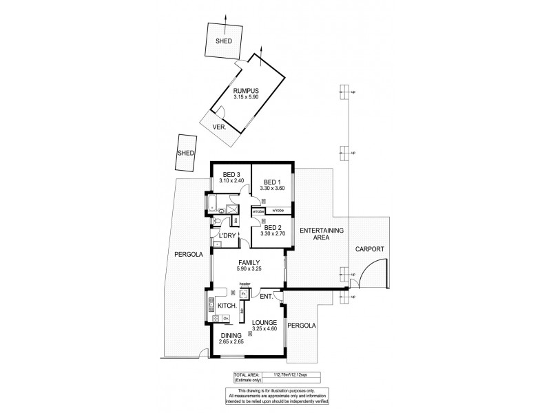 1 Topaz Drive, Flagstaff Hill SA 5159 Floorplan