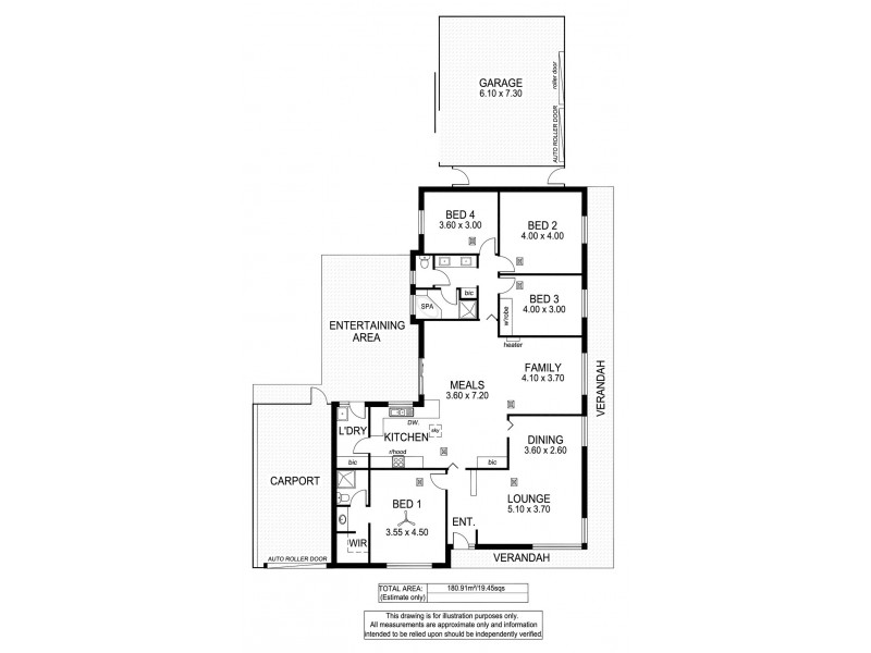 65 Wickham Road, Happy Valley SA 5159 Floorplan
