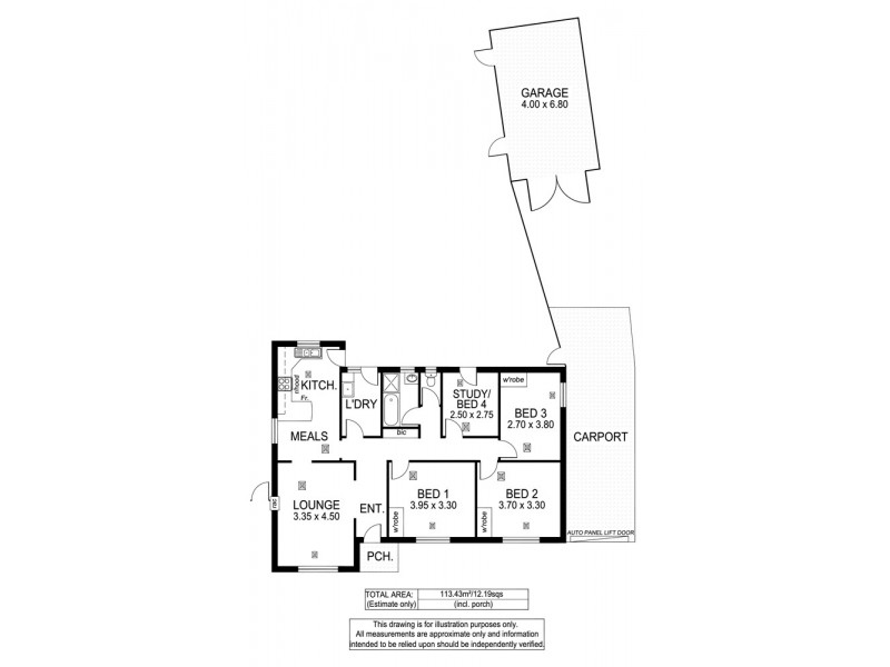 54 Greenbank Grove, Hackham West SA 5163 Floorplan