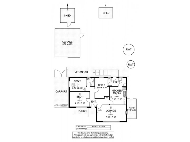 25 Colbert Road, Christies Beach SA 5165 Floorplan