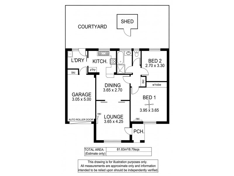 Unit 7, 75 Grant Road, Reynella SA 5161 Floorplan