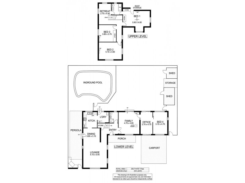 12 Broadmeadow Drive, Flagstaff Hill SA 5159 Floorplan
