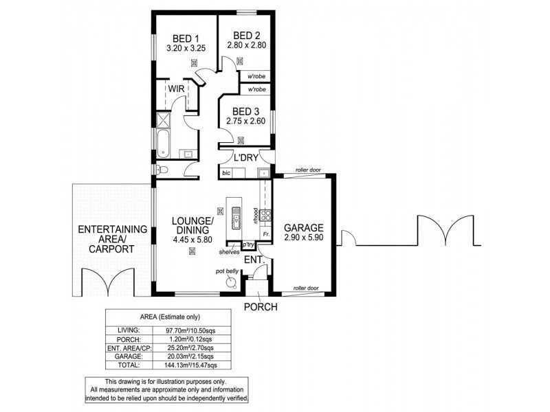 2 Kerley Way, Noarlunga Downs SA 5168 Floorplan