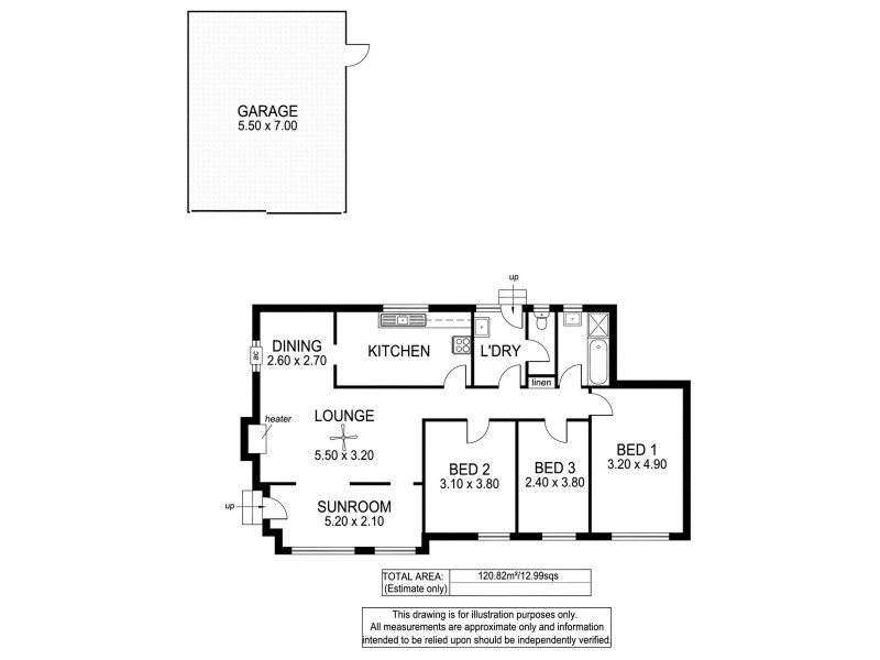 12 Carmichael Road, Christies Beach SA 5165 Floorplan