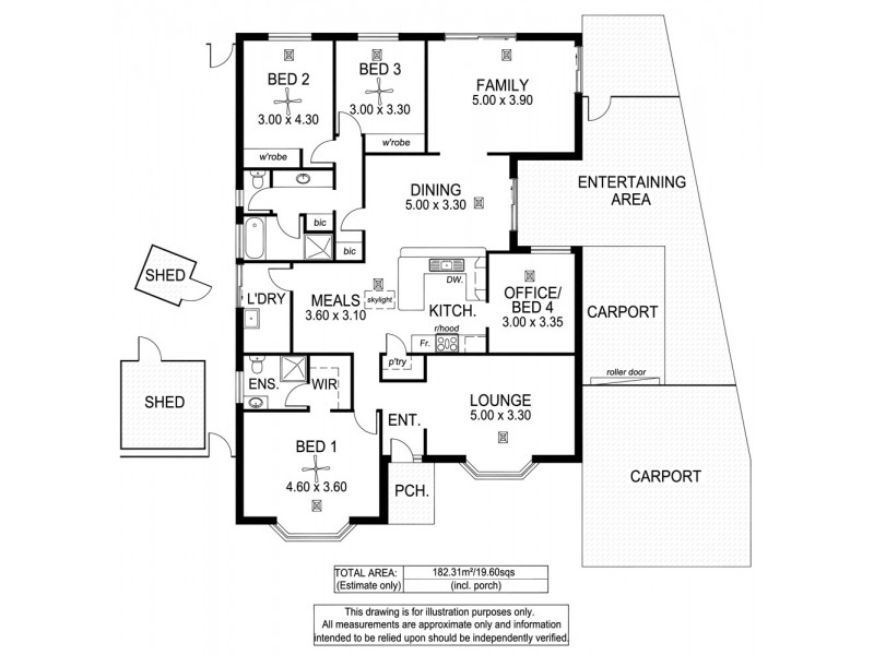 32 St Andrews Way, Morphett Vale SA 5162 Floorplan