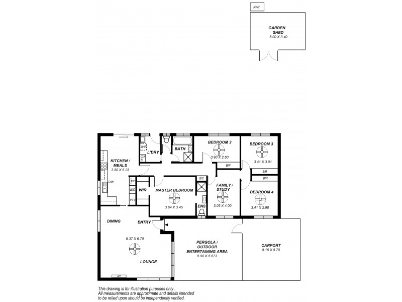 3 David Street, Happy Valley SA 5159 Floorplan