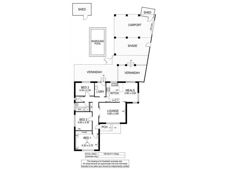 12 Taynton Terrace, Morphett Vale SA 5162 Floorplan