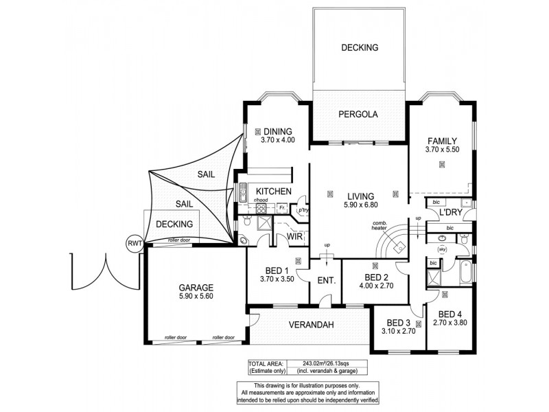 7 The Oaks Parade, Aberfoyle Park SA 5159 Floorplan