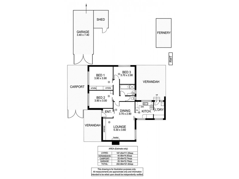 26 Elgin Avenue, Christies Beach SA 5165 Floorplan