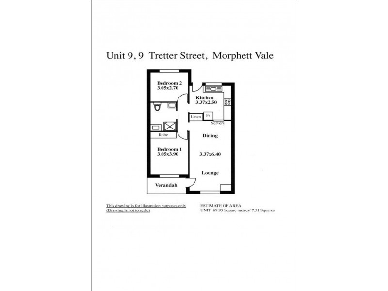 9/9 Tretter Street, Morphett Vale SA 5162 Floorplan