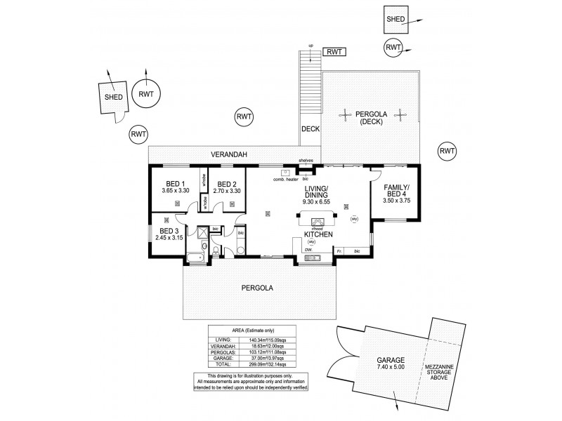 7 Redbank Close, Happy Valley SA 5159 Floorplan