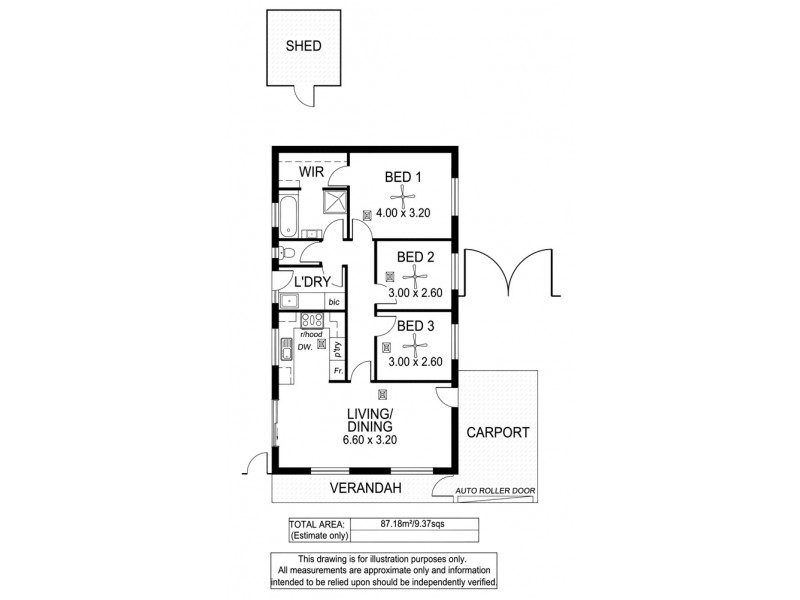 1/127 States Road, Morphett Vale SA 5162 Floorplan