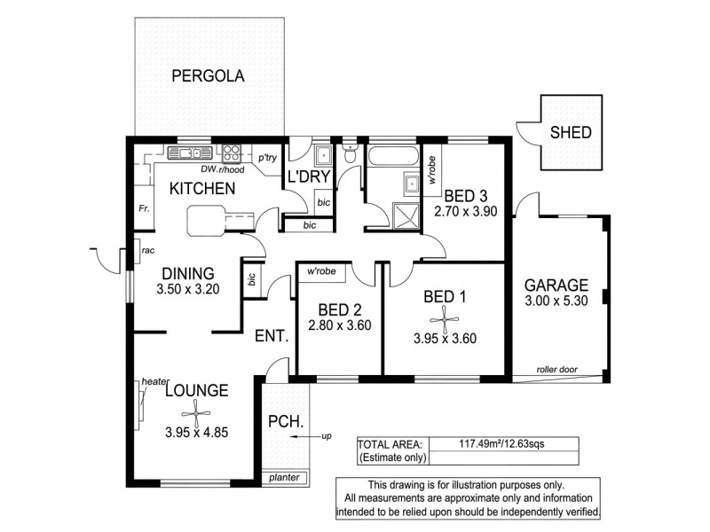 4 Trinidad Way, Happy Valley SA 5159 Floorplan