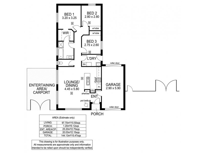 2 Kerley Way, Noarlunga Downs SA 5168 Floorplan
