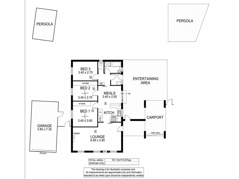 34 Paterson Drive, Hackham SA 5163 Floorplan