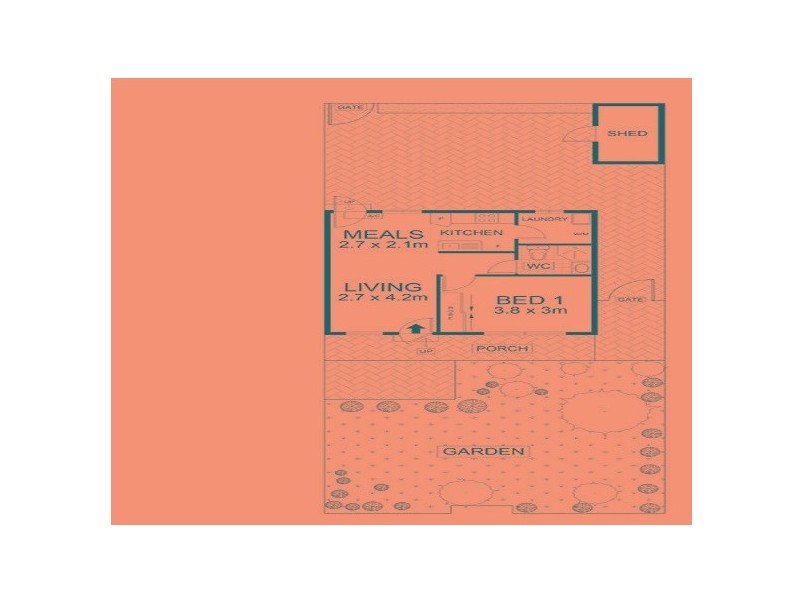 1/374A Grange Road, Kidman Park SA 5025 Floorplan