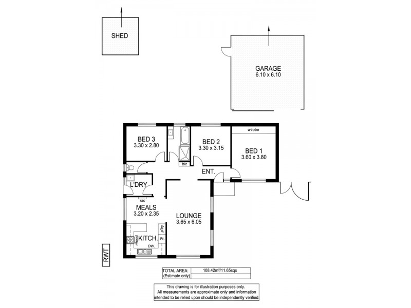 43 Nicolle Drive, Morphett Vale SA 5162 Floorplan