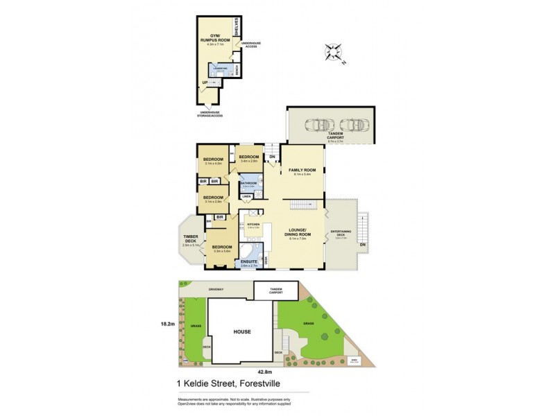 1 Keldie Street, Forestville NSW 2087 Floorplan