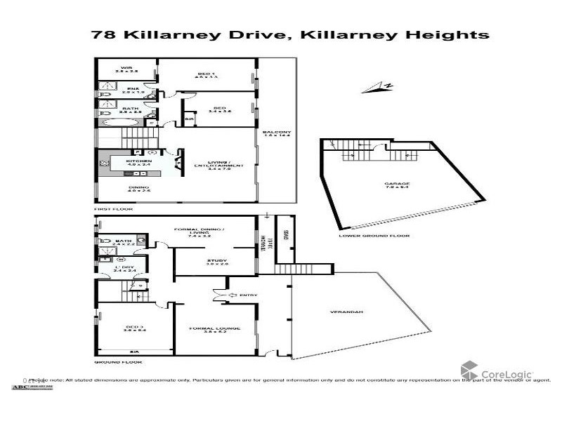 78 Killarney Drive, Killarney Heights NSW 2087 Floorplan