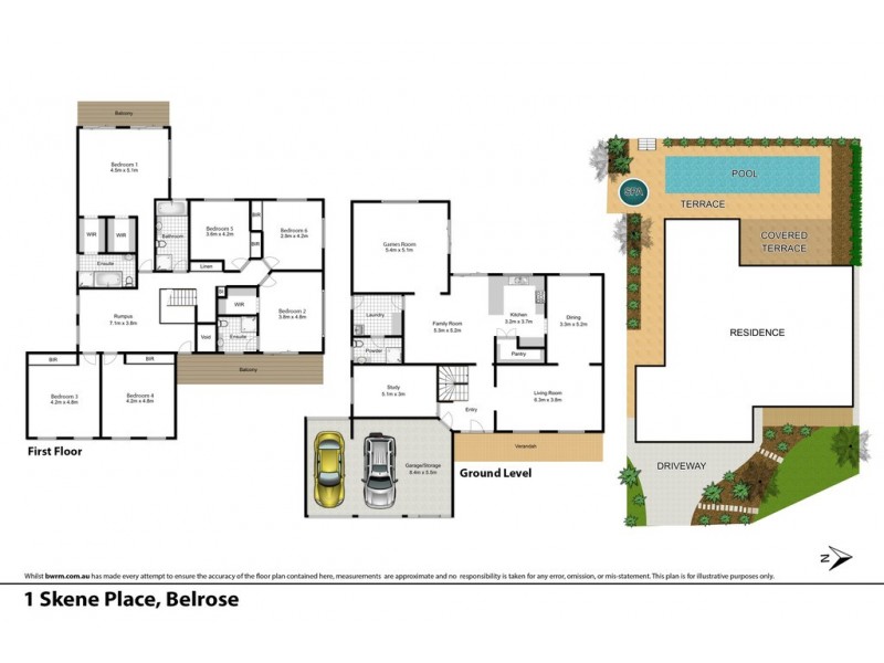 1 Skene Place, Belrose NSW 2085 Floorplan