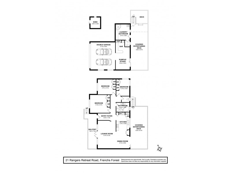 21 Rangers Retreat Road, Frenchs Forest NSW 2086 Floorplan
