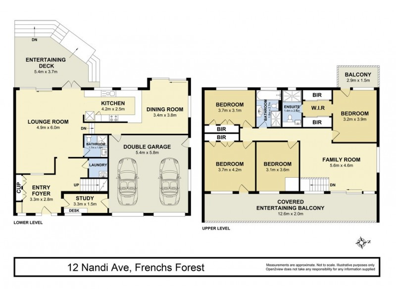 12 Nandi Avenue, Frenchs Forest NSW 2086 Floorplan