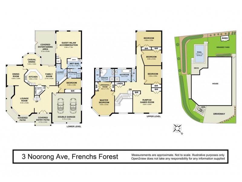 3 Noorong Avenue, Frenchs Forest NSW 2086 Floorplan