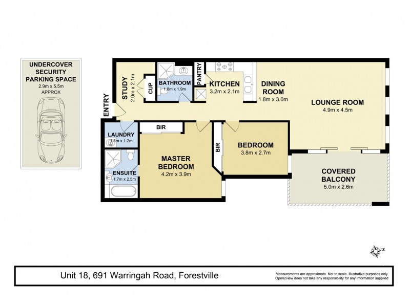 18/691-695 Warringah Road, Forestville NSW 2087 Floorplan
