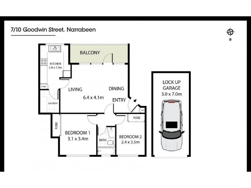 7/3 Mactier Street, Narrabeen NSW 2101 Floorplan