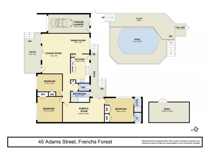 45 Adams Street, Frenchs Forest NSW 2086 Floorplan