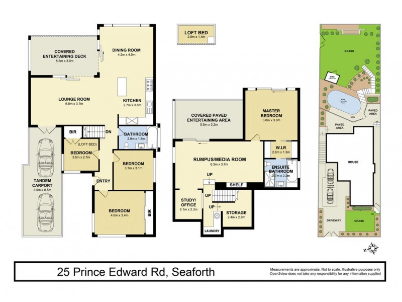 25 Prince Edward Road, Seaforth NSW 2092 Floorplan