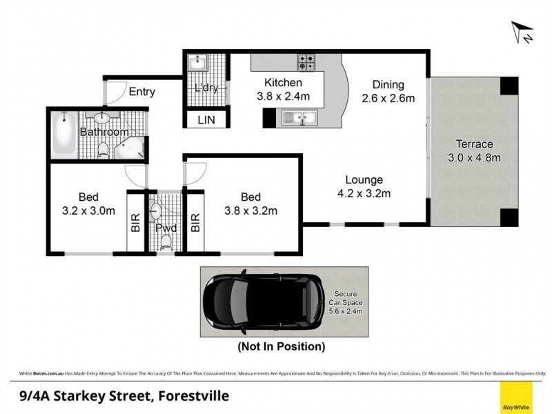 9/4A Starkey Street, Forestville NSW 2087 Floorplan