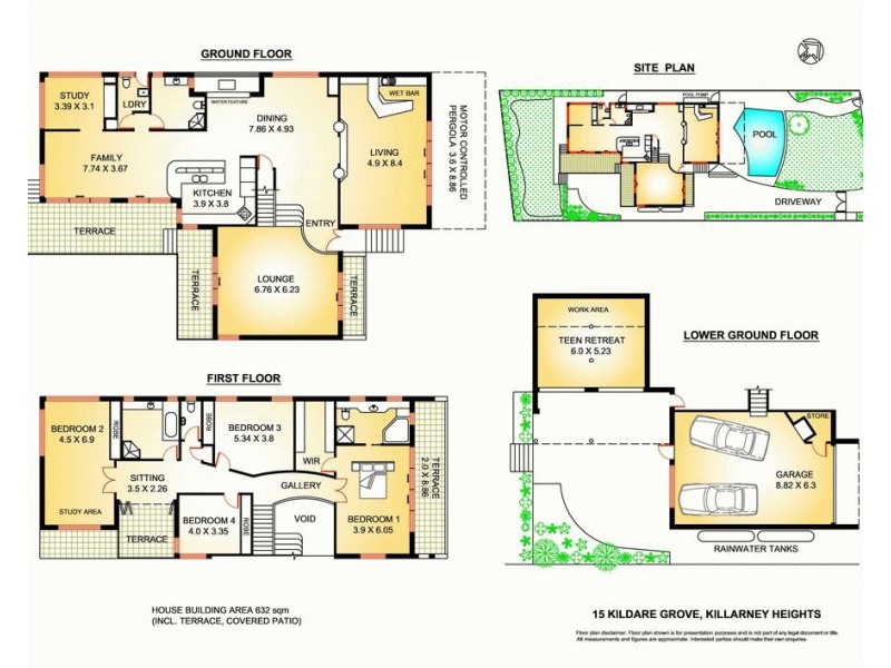 15 Kildare Grove, Killarney Heights NSW 2087 Floorplan
