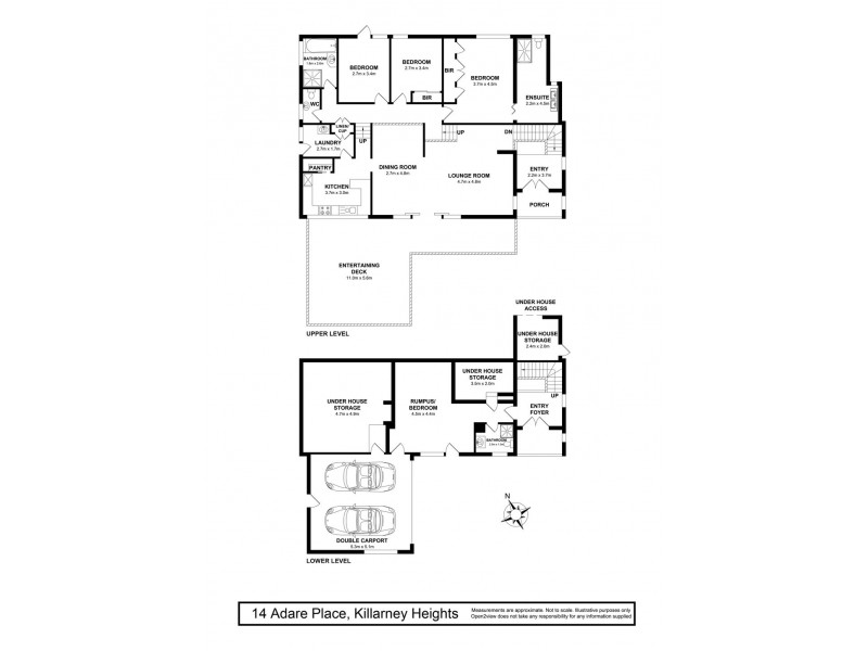 14 Adare Place, Killarney Heights NSW 2087 Floorplan