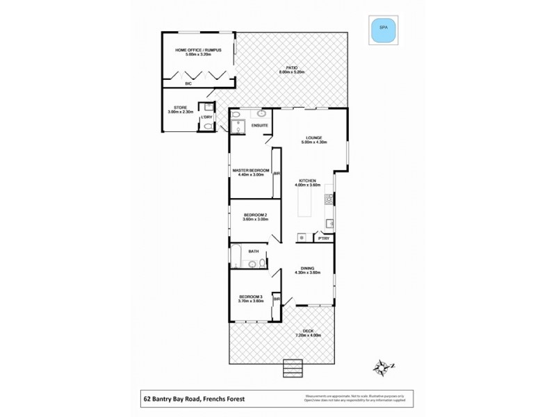 62 Bantry Bay Road, Frenchs Forest NSW 2086 Floorplan