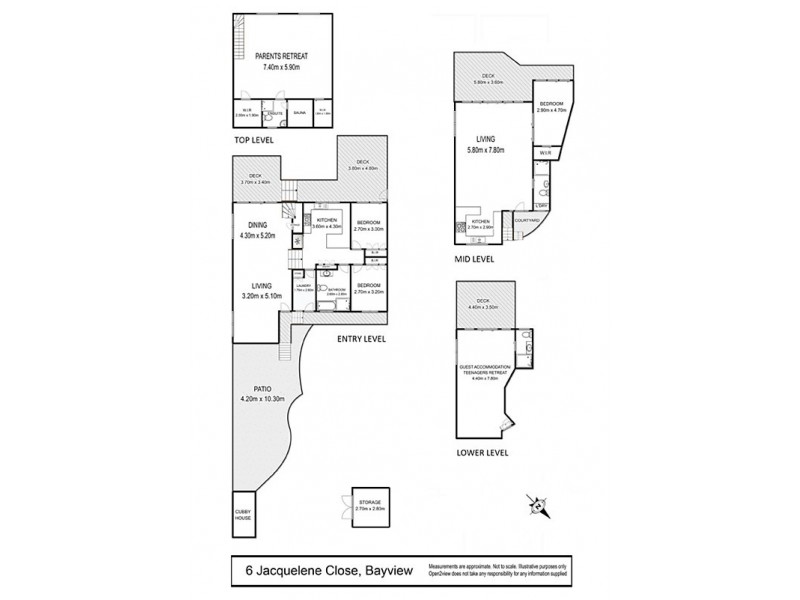 6 Jacquelene Close, Bayview NSW 2104 Floorplan