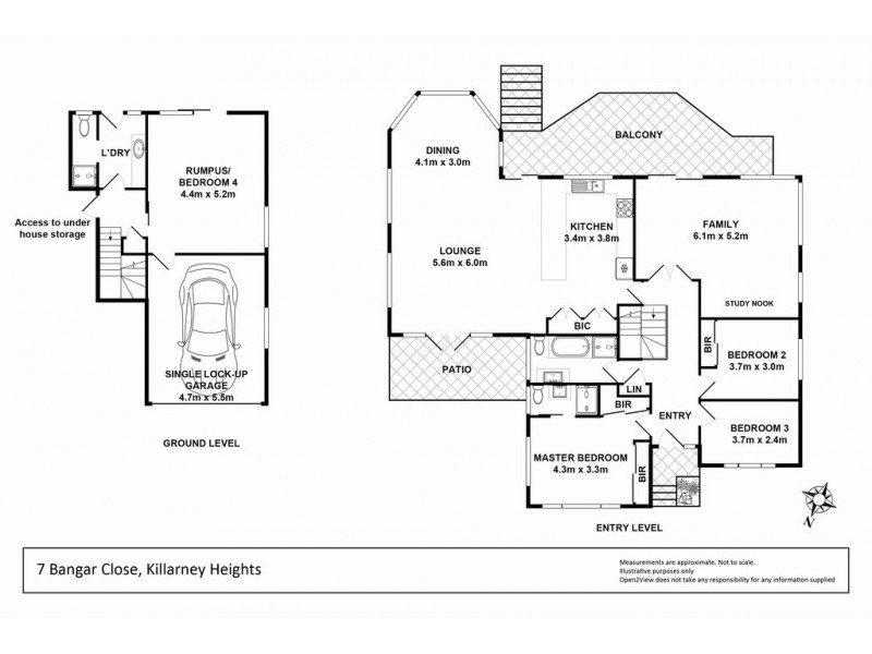 7 Bangar Close, Killarney Heights NSW 2087 Floorplan