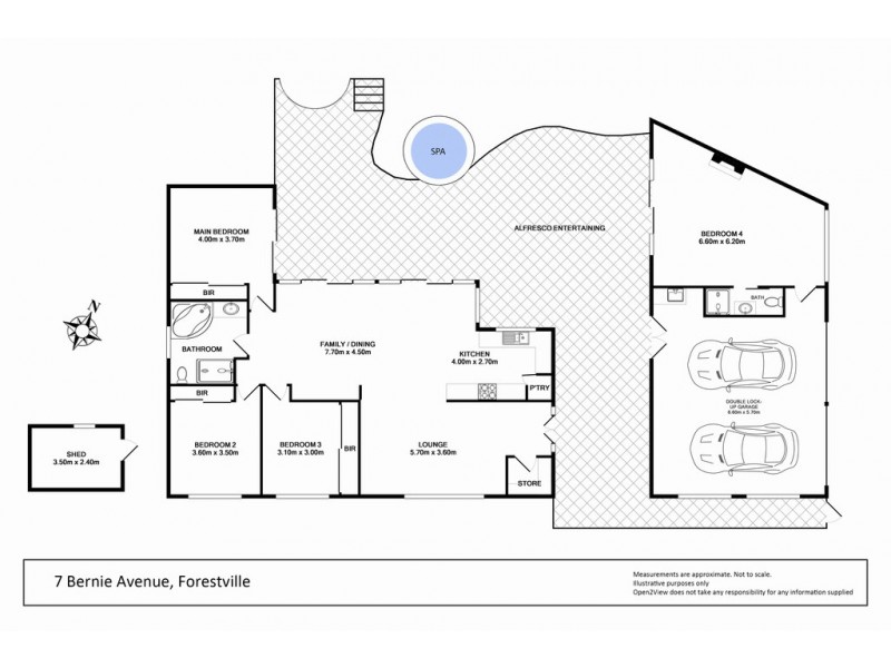 7 Bernie Avenue, Forestville NSW 2087 Floorplan