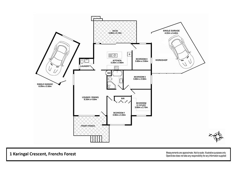 1 Karingal Crescent, Frenchs Forest NSW 2086 Floorplan